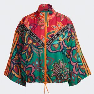 ADIDAS x FARM RIO "All Together" Colorful Windbreaker - SIZE XL